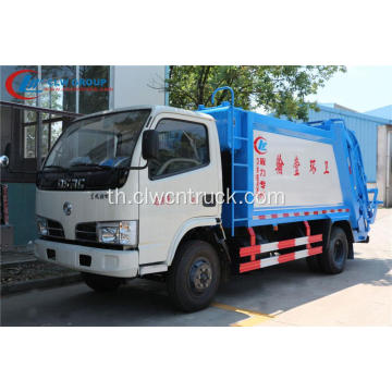 ใหม่ Dongfeng 95hp 4cbm รถบรรทุกขยะอัด